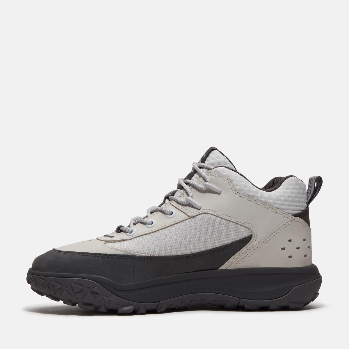 TIMBERLAND Men's Motion 7 Waterproof Mid Light Grey Nubuck - Image 6