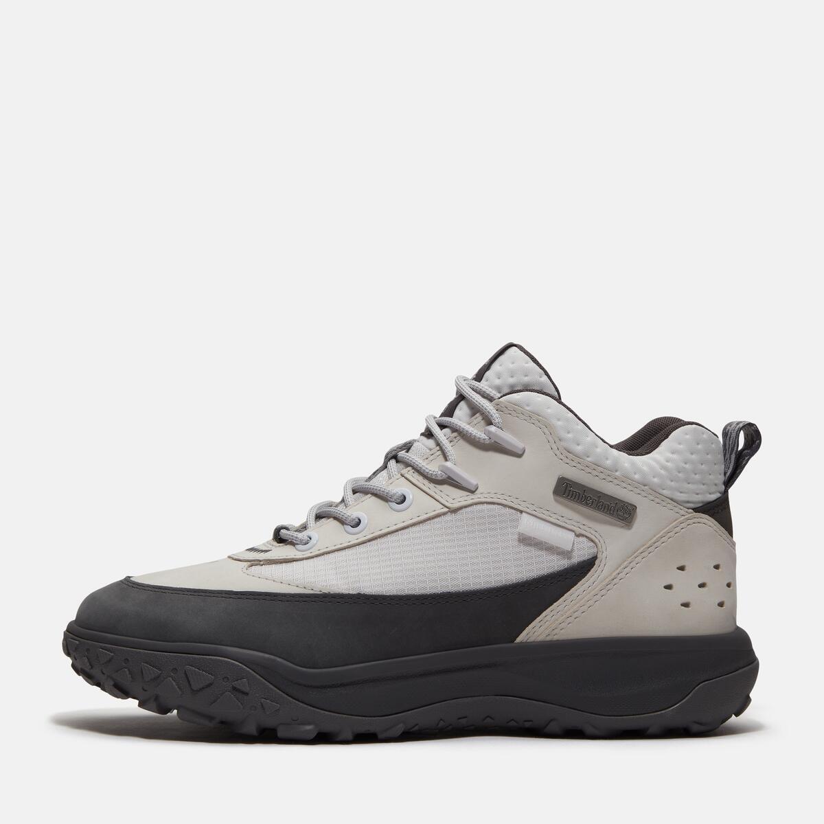 TIMBERLAND Men's Motion 7 Waterproof Mid Light Grey Nubuck - Image 9