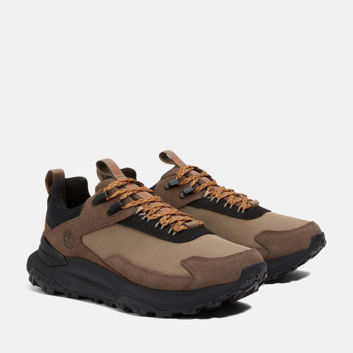 TIMBERLAND Men's Motion Access Waterproof Low Mid Beige Mesh W Brown - Image 2