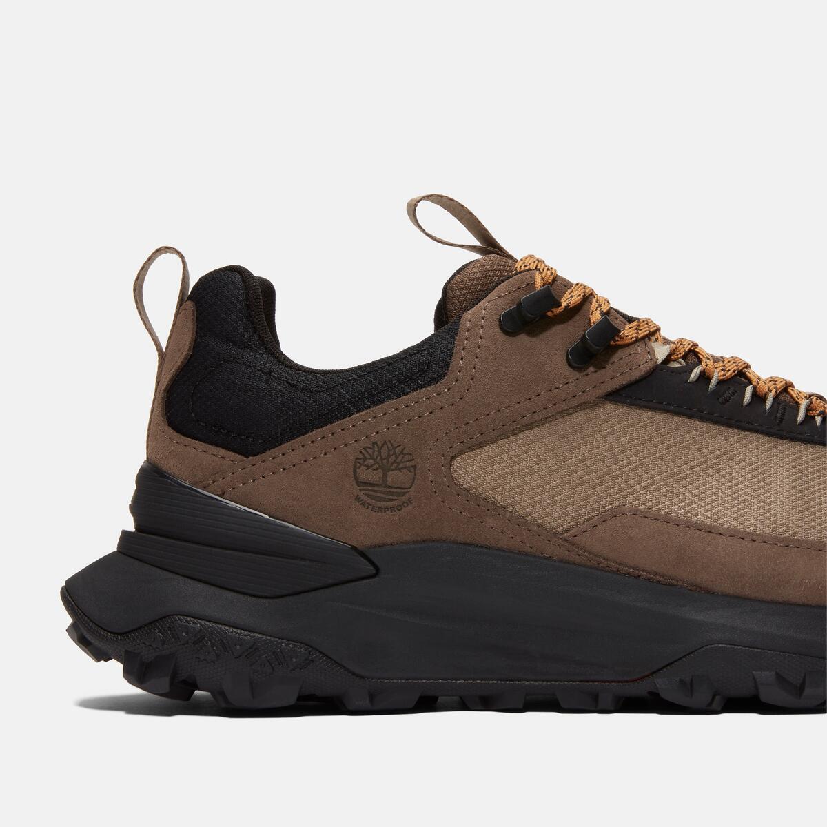 TIMBERLAND Men's Motion Access Waterproof Low Mid Beige Mesh W Brown - Image 4