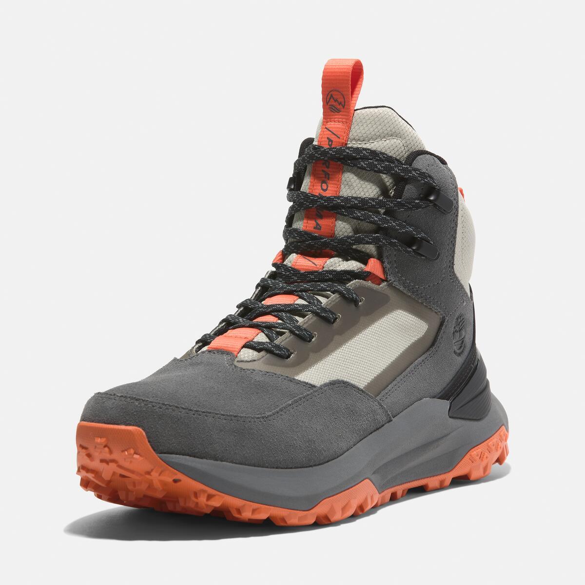 TIMBERLAND Men's Motion Access Waterproof Mid Medium Grey Suede - Image 10