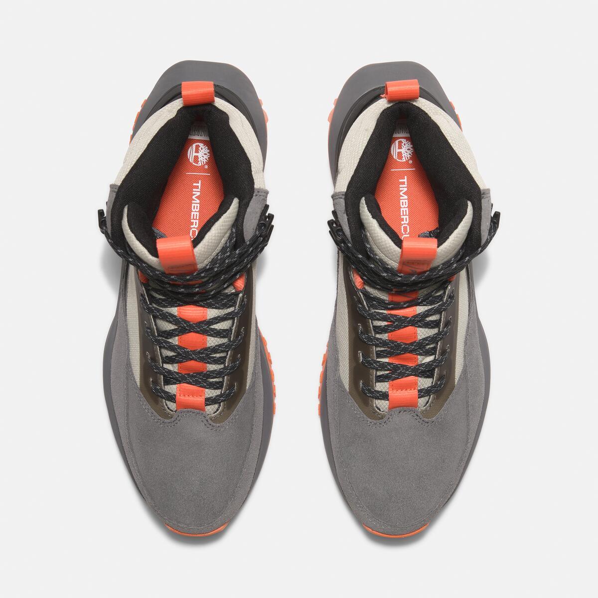 TIMBERLAND Men's Motion Access Waterproof Mid Medium Grey Suede - Image 3
