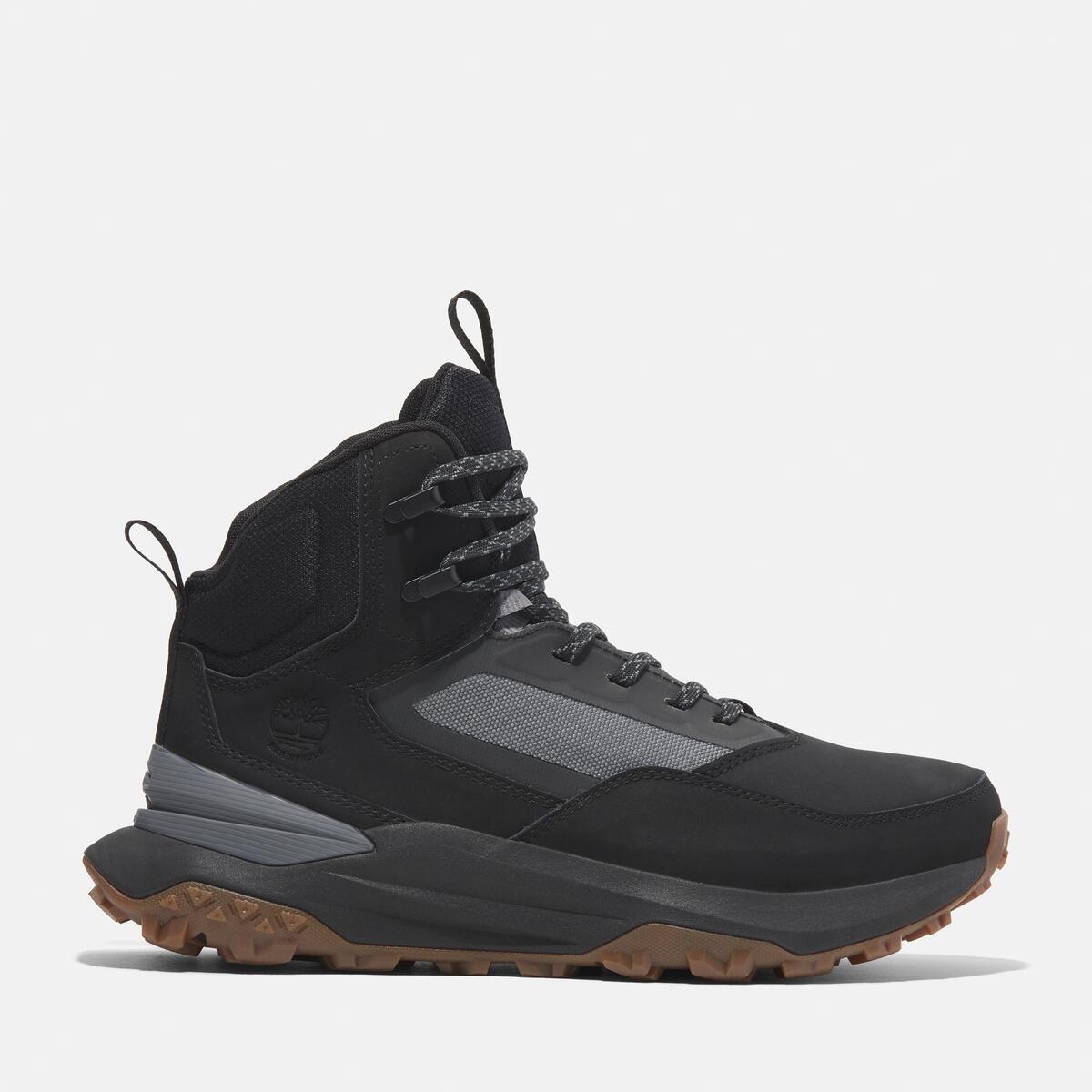 TIMBERLAND Men's Motion Access Waterproof Mid Black Leather - Image 1