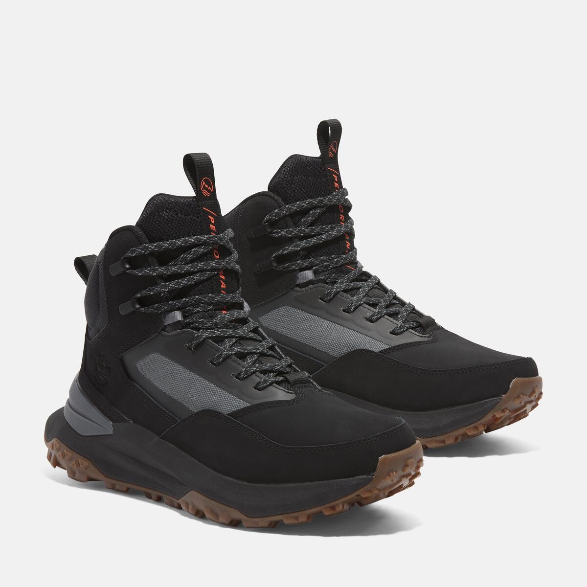 TIMBERLAND Men's Motion Access Waterproof Mid Black Leather - Image 2