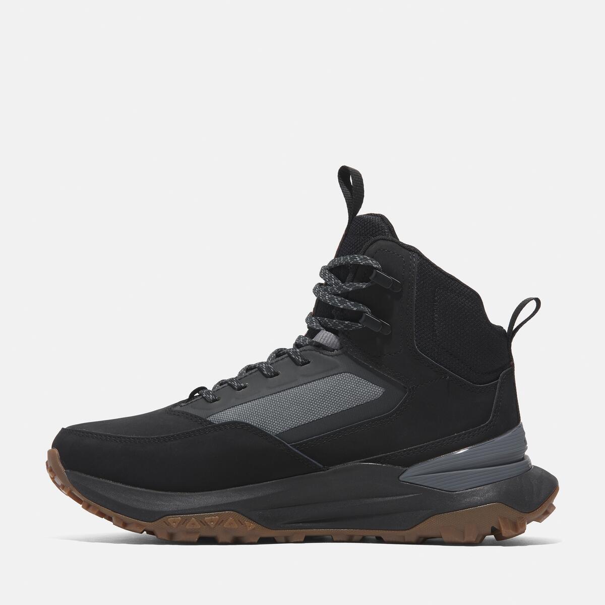 TIMBERLAND Men's Motion Access Waterproof Mid Black Leather - Image 6