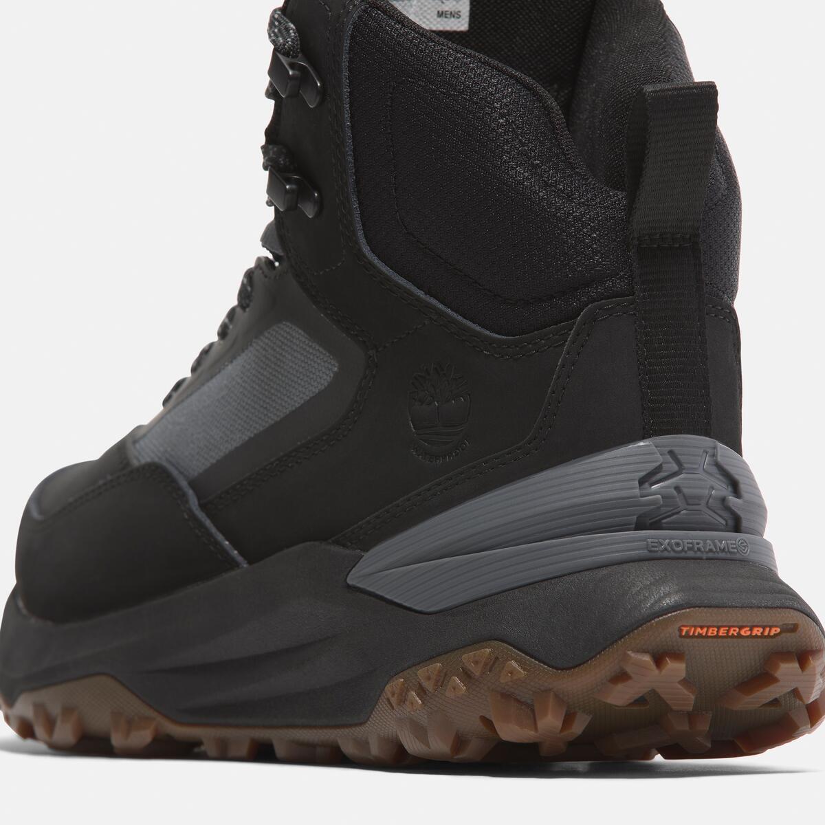 TIMBERLAND Men's Motion Access Waterproof Mid Black Leather - Image 7