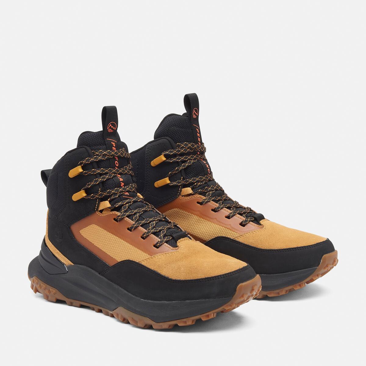 TIMBERLAND Men's Motion Access Waterproof Mid Wheat Suede - Image 2