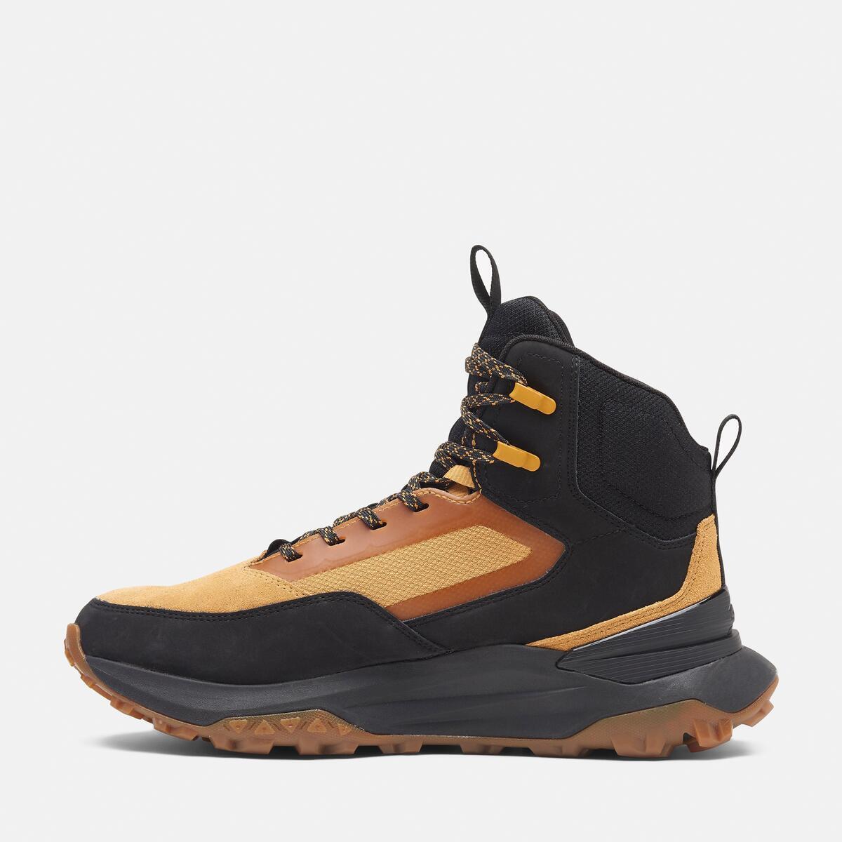 TIMBERLAND Men's Motion Access Waterproof Mid Wheat Suede - Image 6