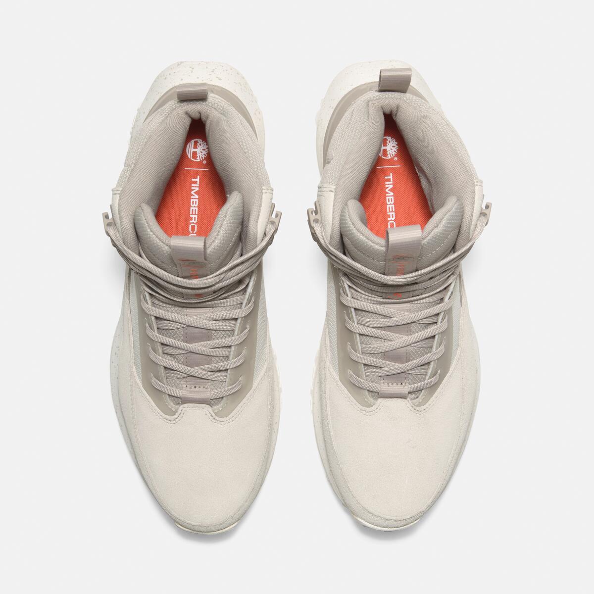 TIMBERLAND Men's Motion Access Waterproof Mid White Suede - Image 3