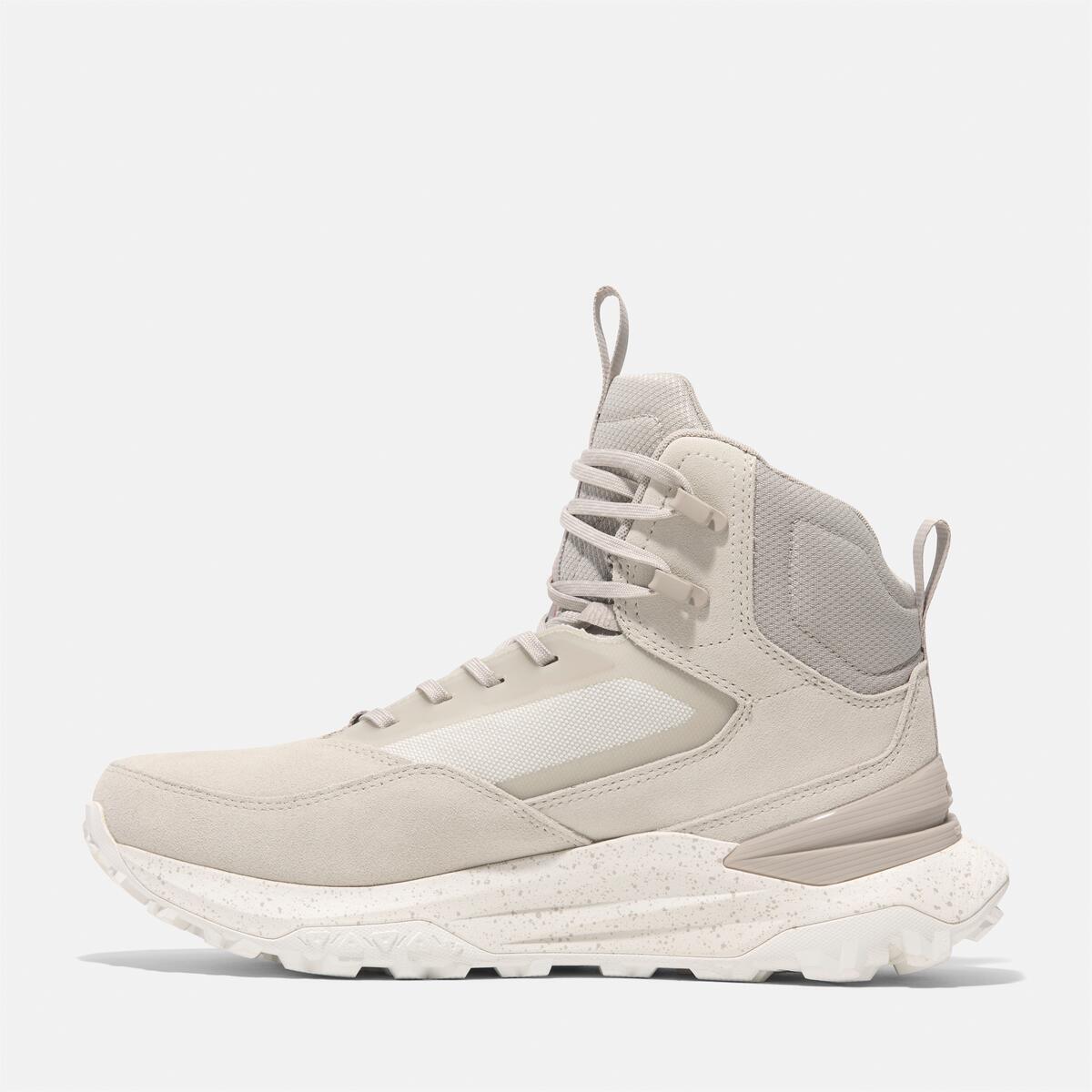 TIMBERLAND Men's Motion Access Waterproof Mid White Suede - Image 6