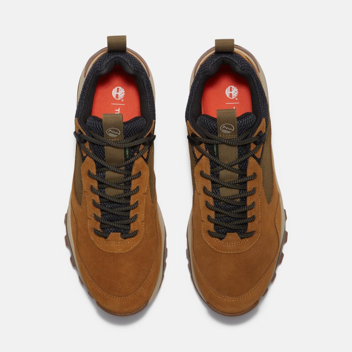 TIMBERLAND Men's Motion Maddsen Waterproof Low Black Full Grain W Mid Tan - Image 3