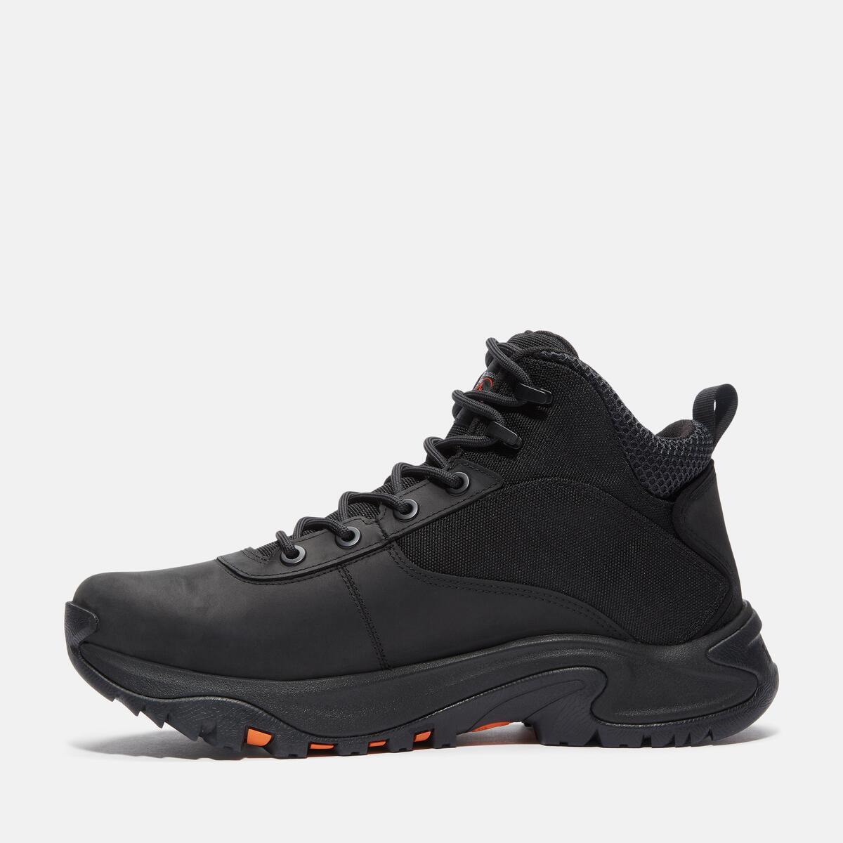 TIMBERLAND Men's Motion Maddsen Waterproof Mid Black Full Grain - Image 6