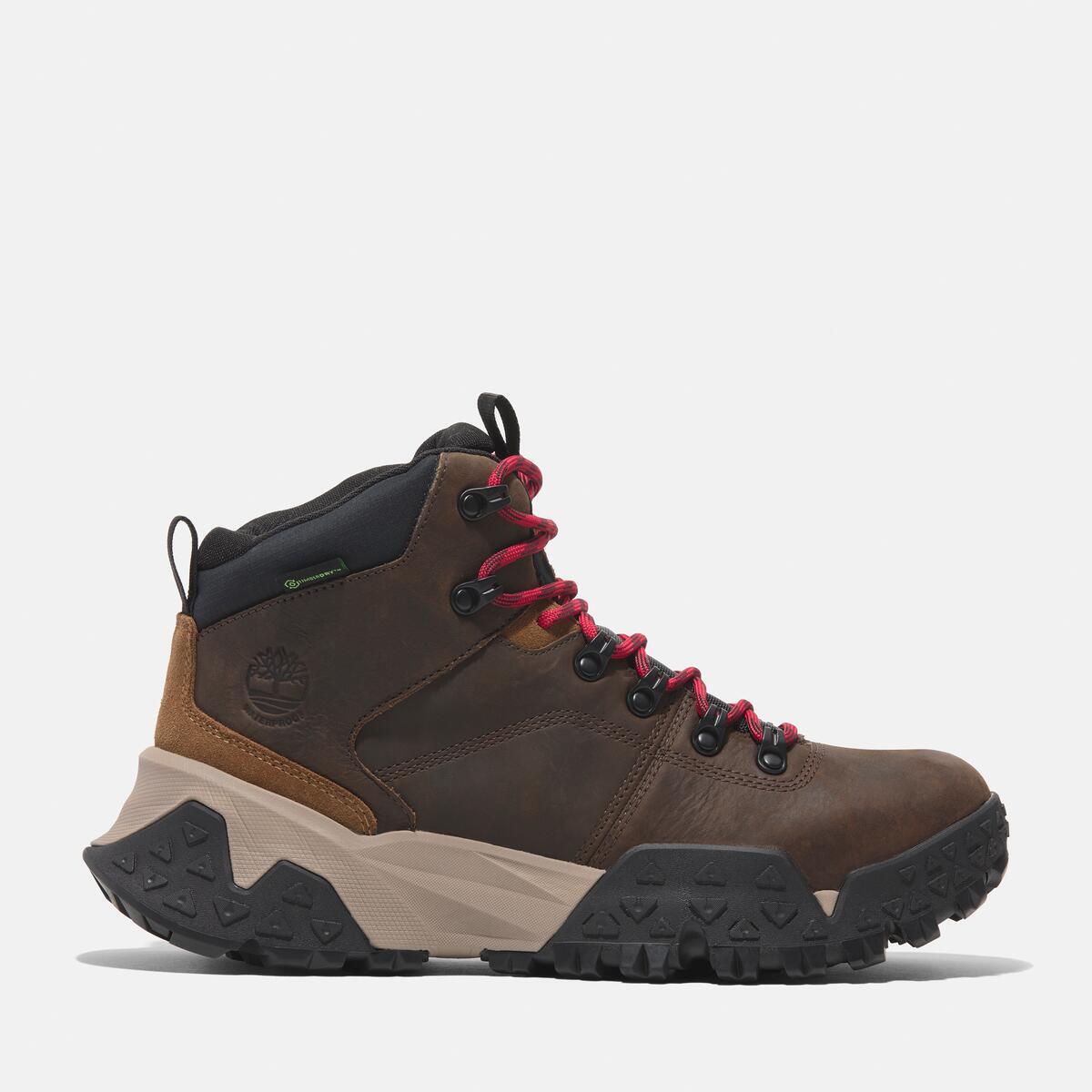 TIMBERLAND Men's Motion Scramble Waterproof Boot Med Brown Full Grain - Image 1