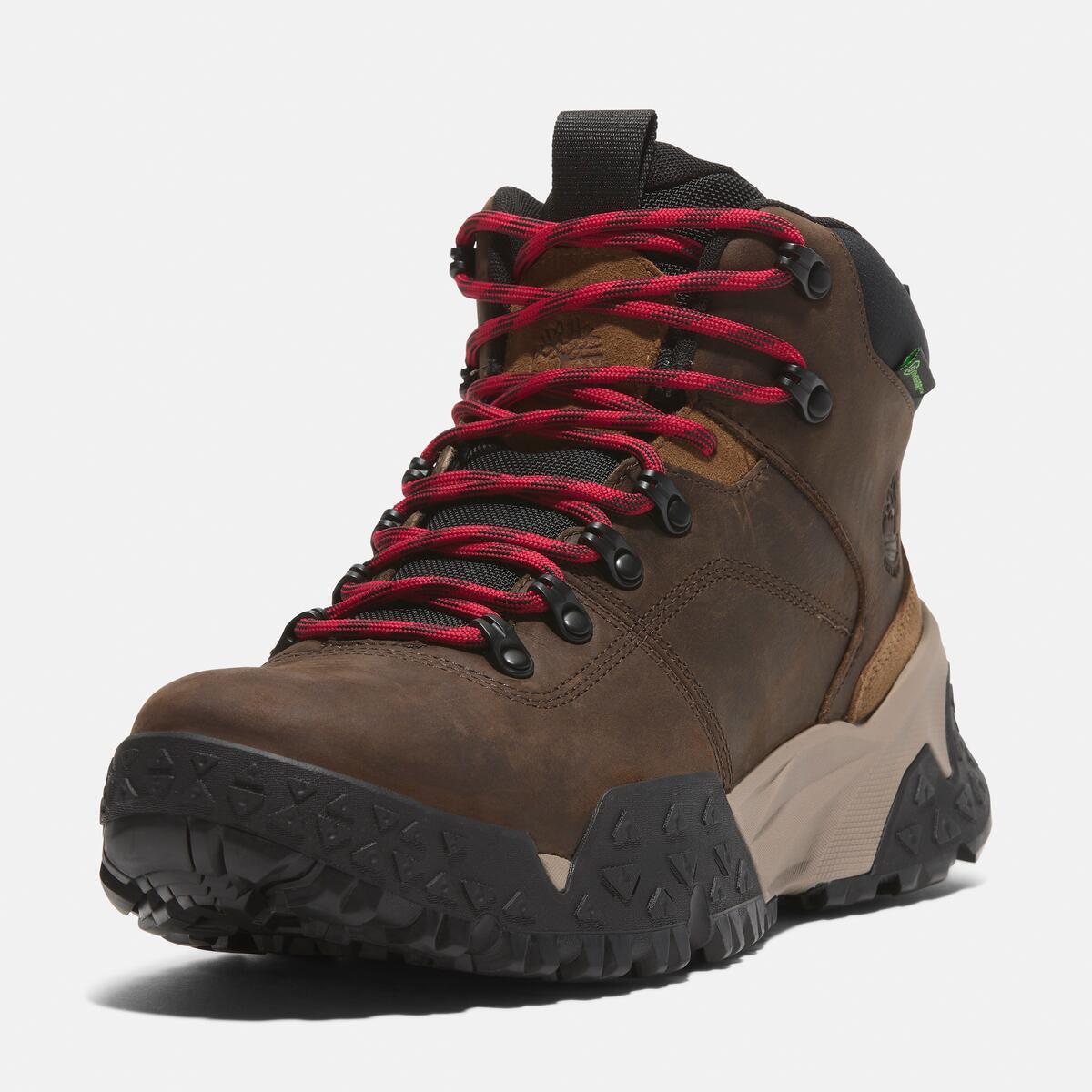 TIMBERLAND Men's Motion Scramble Waterproof Boot Med Brown Full Grain - Image 9