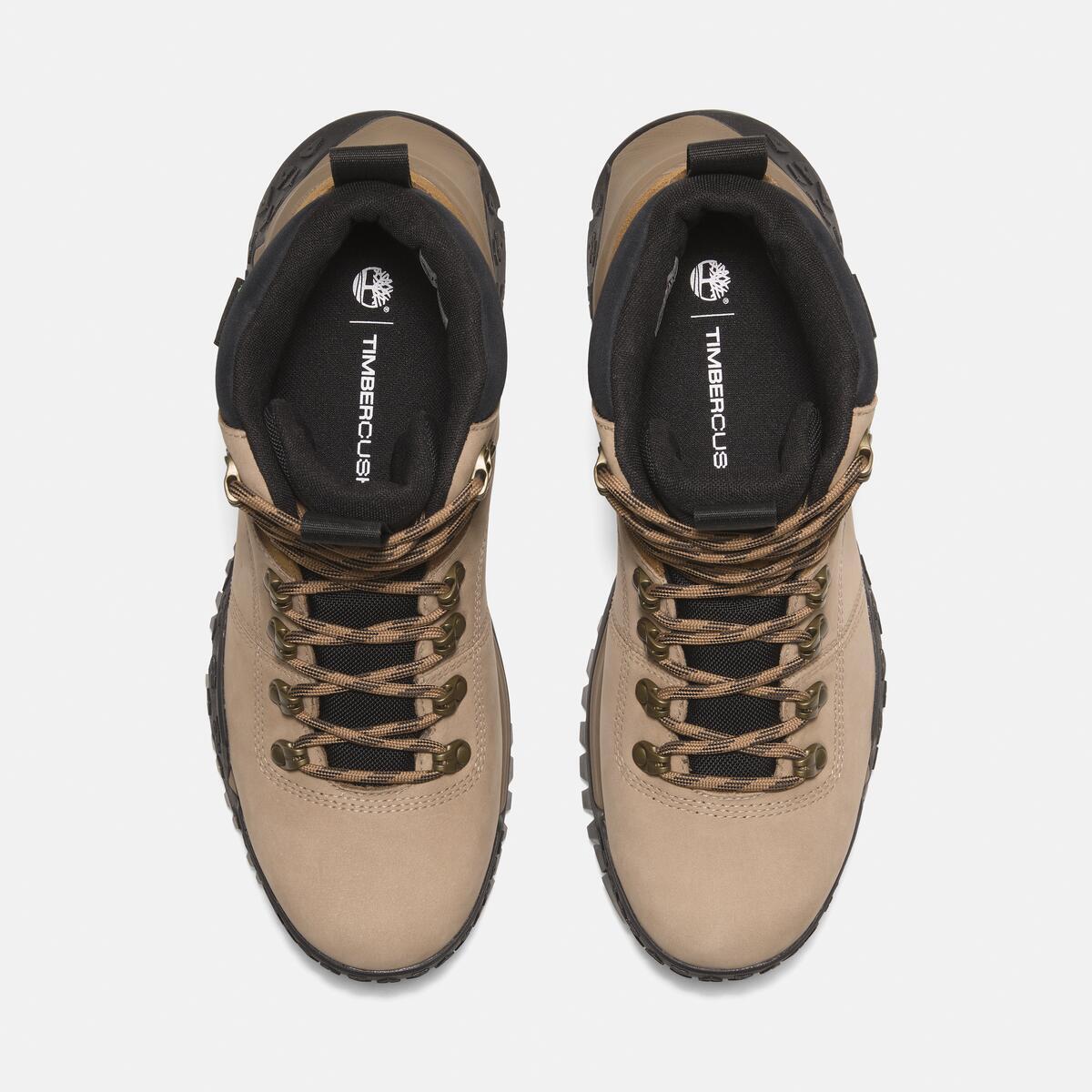 TIMBERLAND Men's Motion Scramble Waterproof Boot Medium Beige Nubuck - Image 3