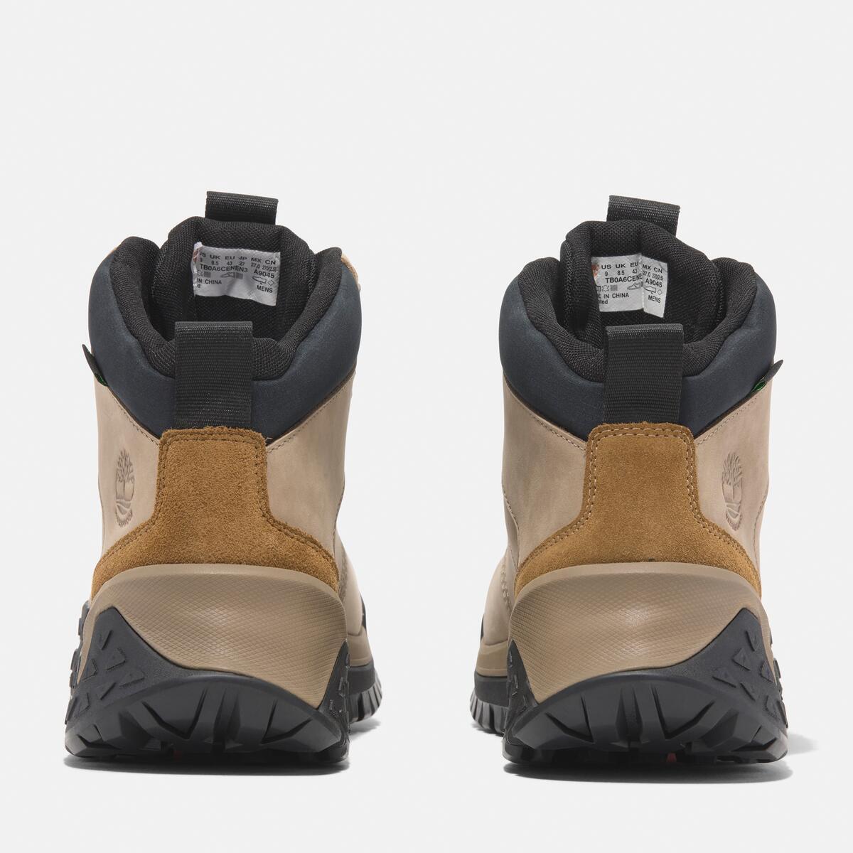 TIMBERLAND Men's Motion Scramble Waterproof Boot Medium Beige Nubuck - Image 5