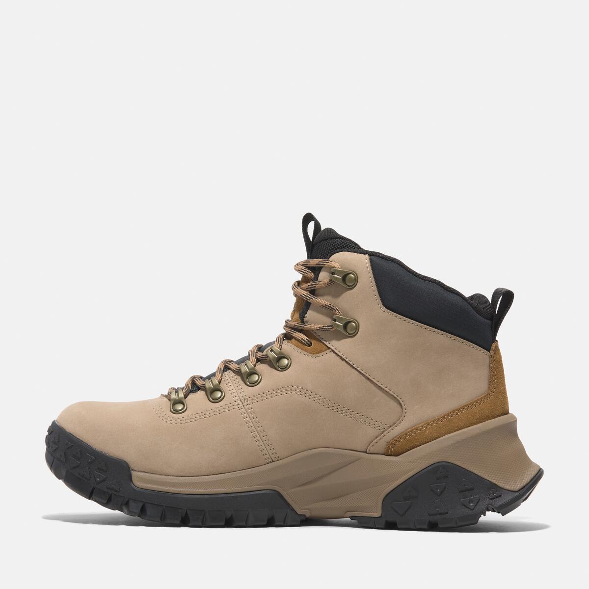 TIMBERLAND Men's Motion Scramble Waterproof Boot Medium Beige Nubuck - Image 6