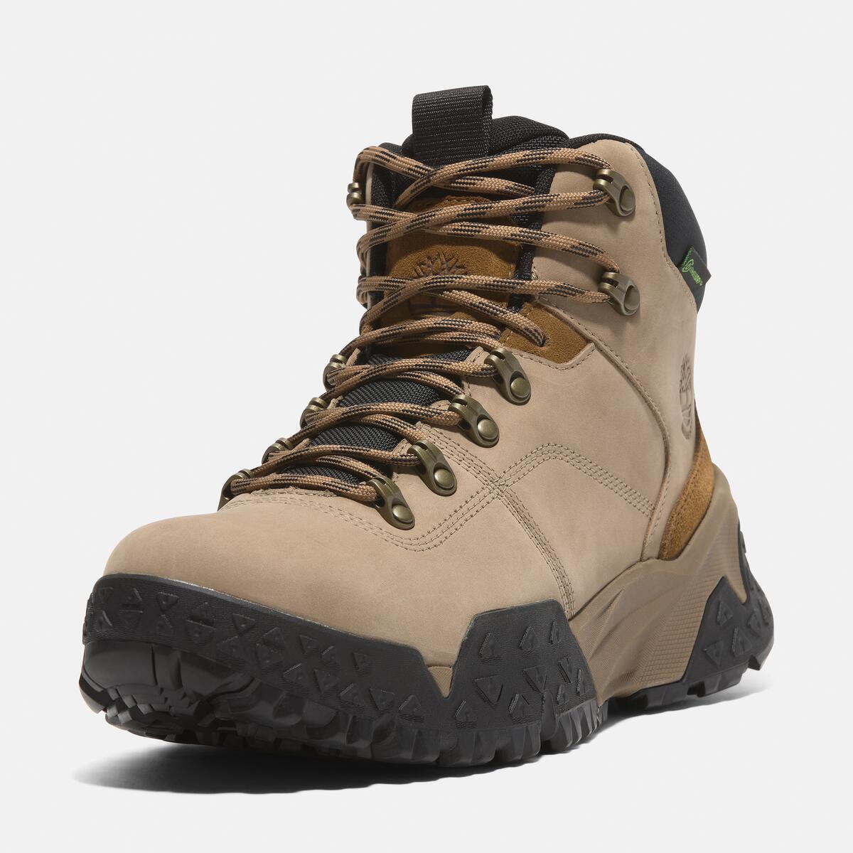 TIMBERLAND Men's Motion Scramble Waterproof Boot Medium Beige Nubuck - Image 9