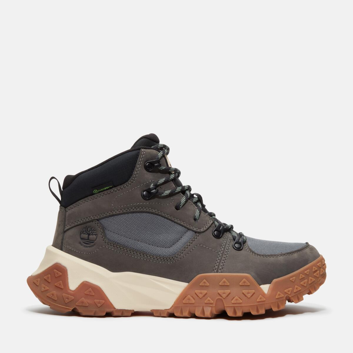 TIMBERLAND Men's Motion Scramble Waterproof Boot Medium Grey Nubuck - Image 1