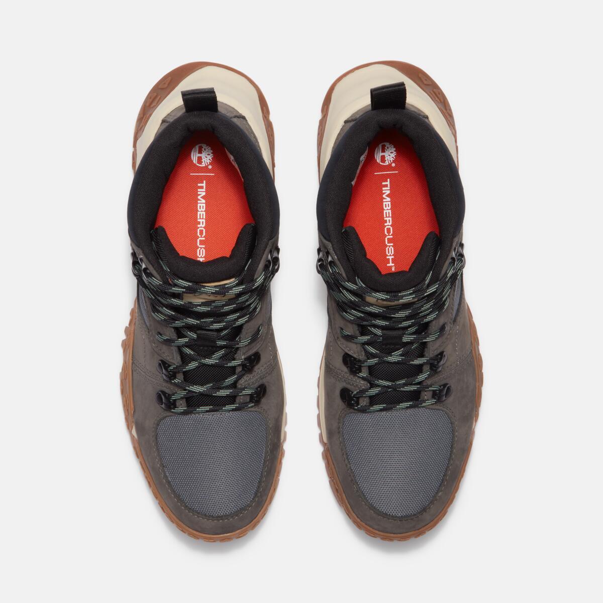 TIMBERLAND Men's Motion Scramble Waterproof Boot Medium Grey Nubuck - Image 3