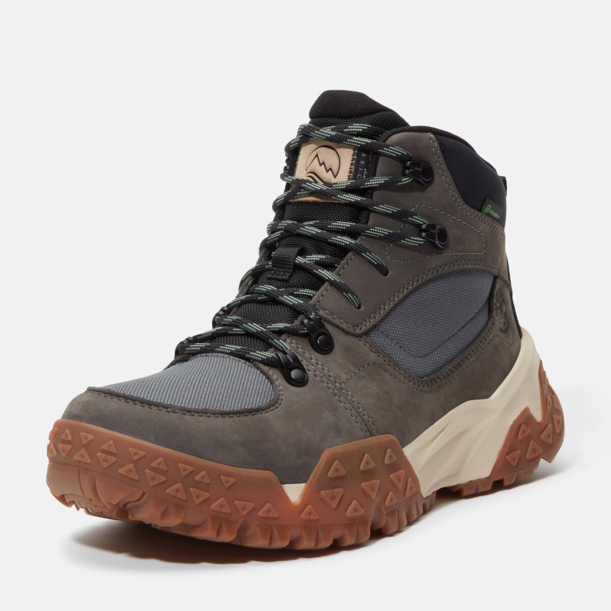 TIMBERLAND Men's Motion Scramble Waterproof Boot Medium Grey Nubuck - Image 9