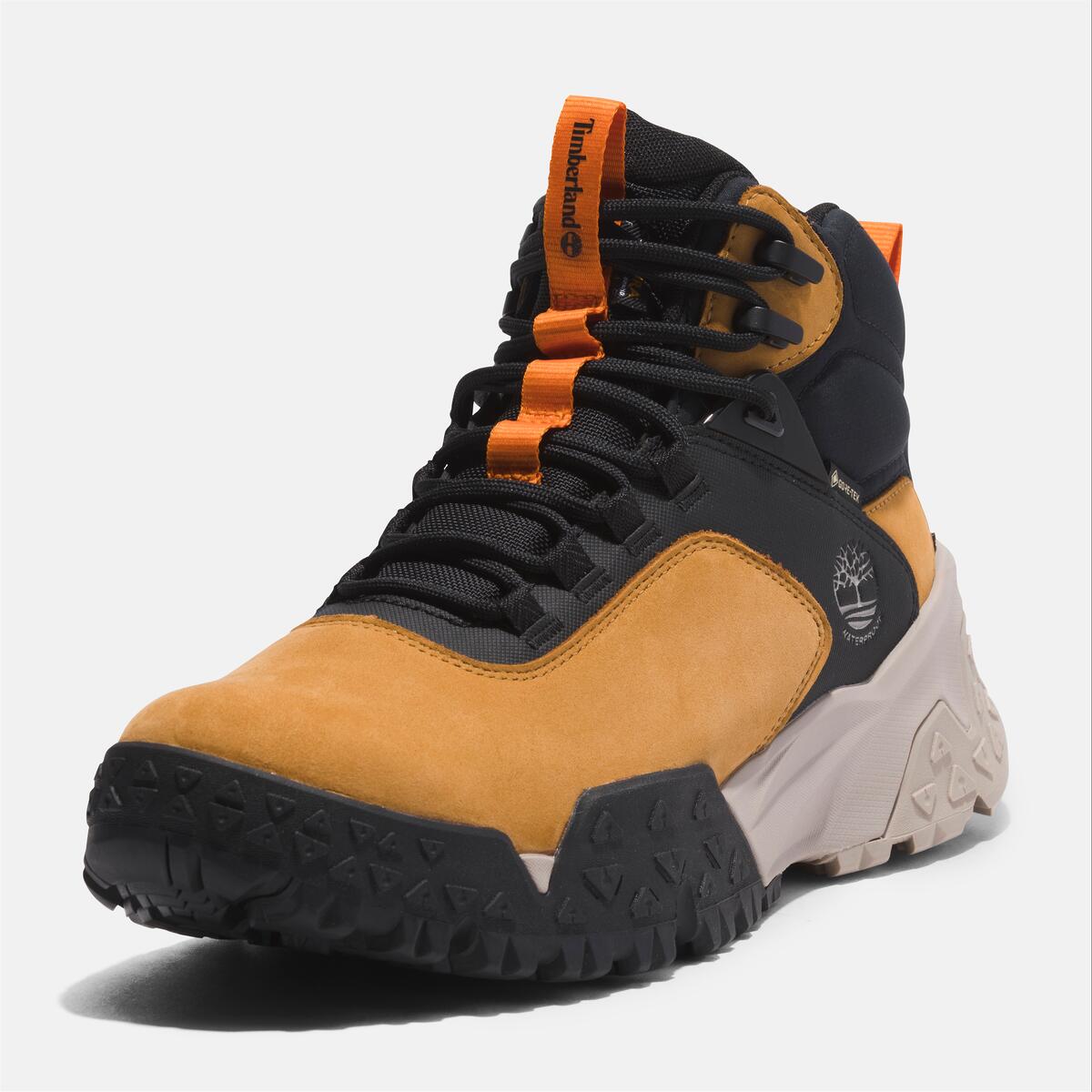 TIMBERLAND Men's Motion Scramble Waterproof Hiker Mid with GORE-TEX Wheat Nubuck - Image 9
