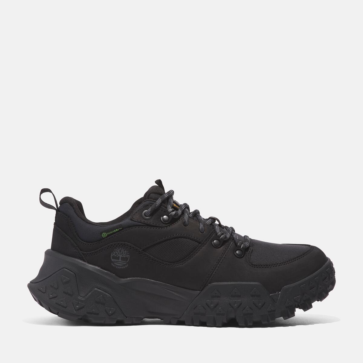 TIMBERLAND Men's Motion Scramble Waterproof Low Black Nubuck - Image 1