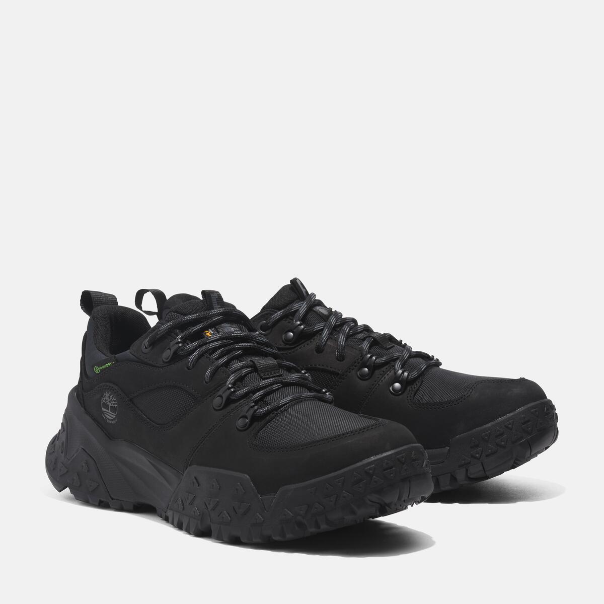 TIMBERLAND Men's Motion Scramble Waterproof Low Black Nubuck - Image 2