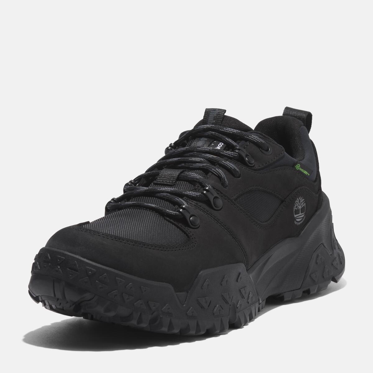 TIMBERLAND Men's Motion Scramble Waterproof Low Black Nubuck - Image 4
