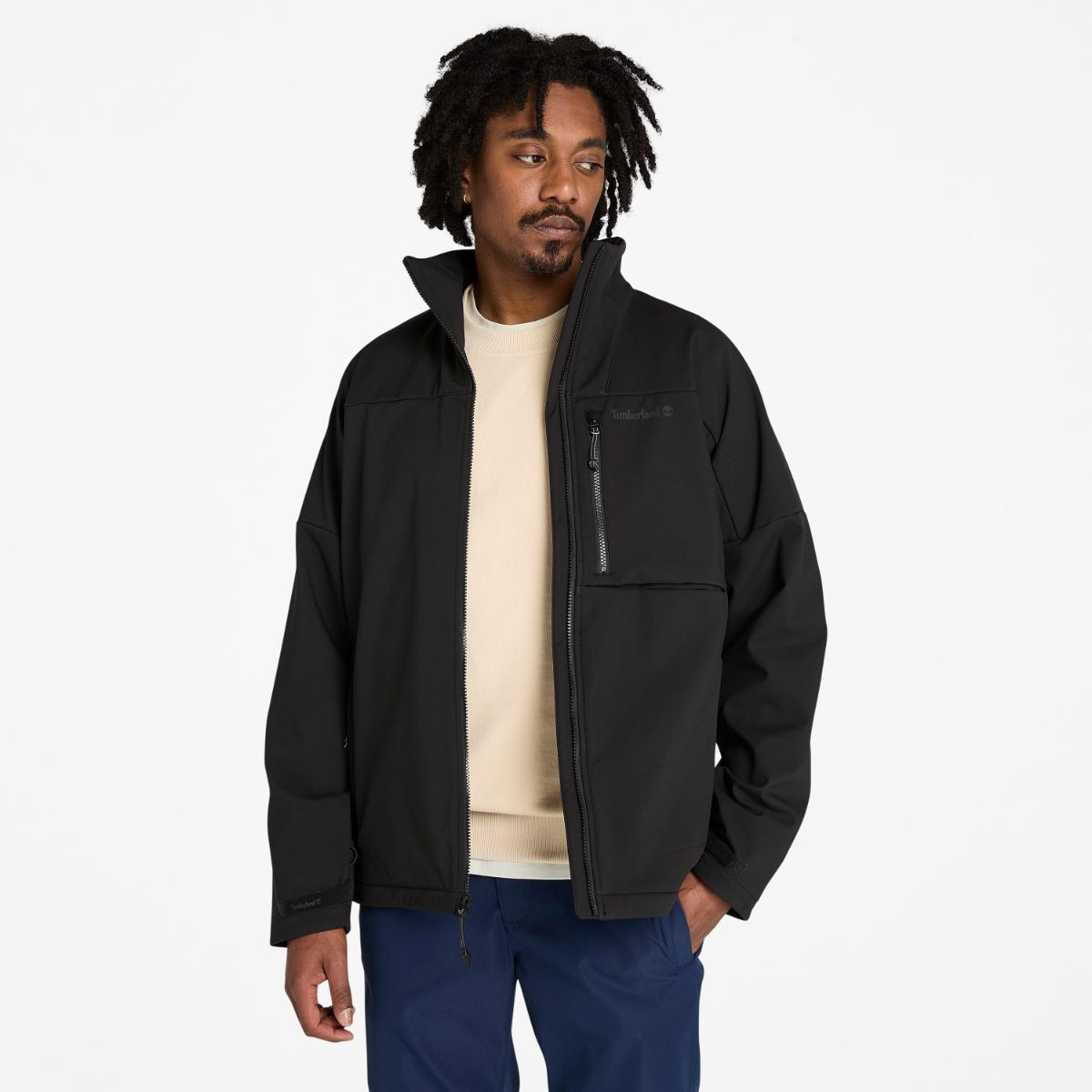 TIMBERLAND Men's Motion Softshell Jacket Black - Image 1