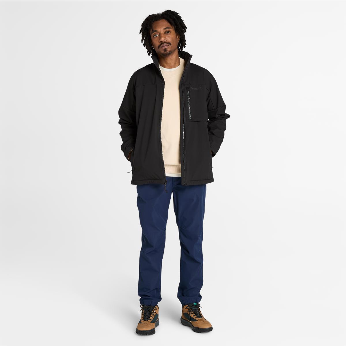 TIMBERLAND Men's Motion Softshell Jacket Black - Image 2