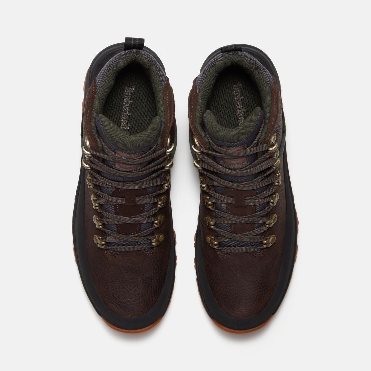 TIMBERLAND Mens Mt. Maddsen 2.0 Waterproof Mid Dark Brown Full Grain - Image 3