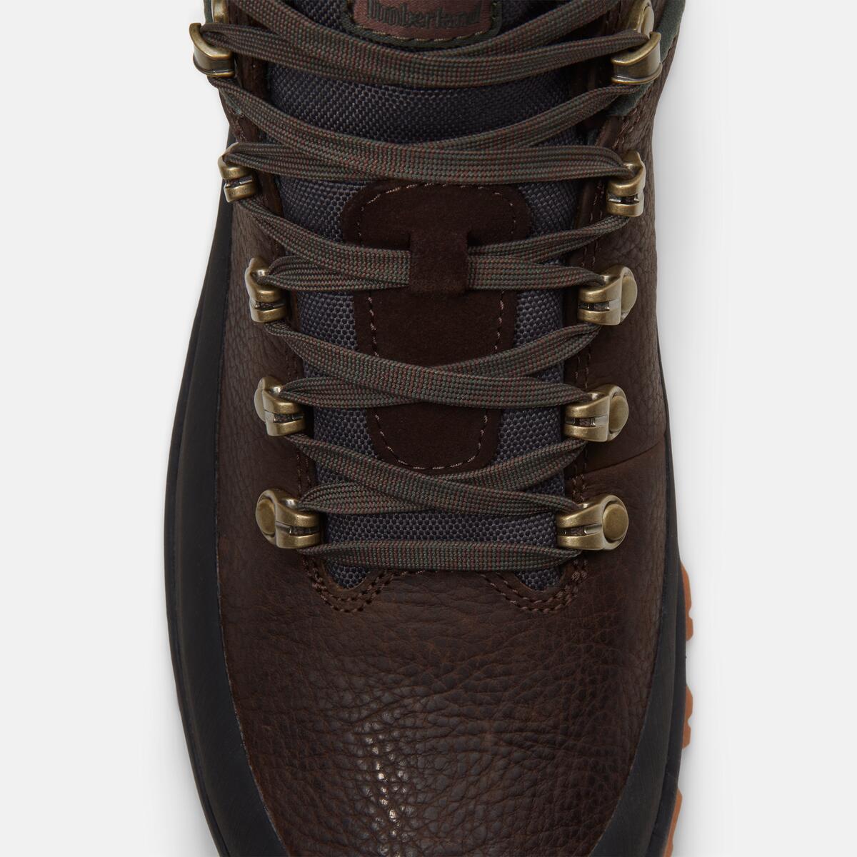 TIMBERLAND Mens Mt. Maddsen 2.0 Waterproof Mid Dark Brown Full Grain - Image 7
