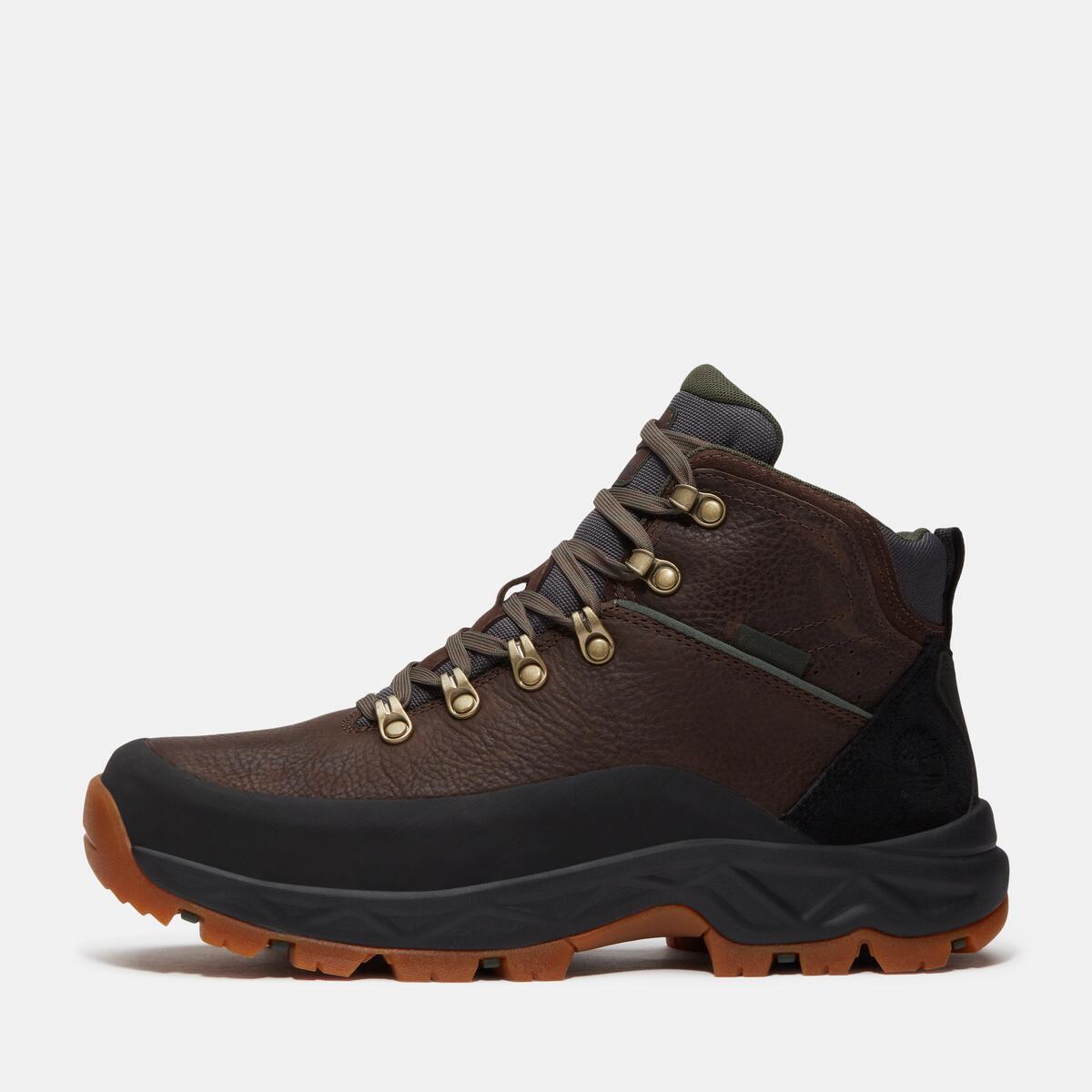 TIMBERLAND Mens Mt. Maddsen 2.0 Waterproof Mid Dark Brown Full Grain - Image 8