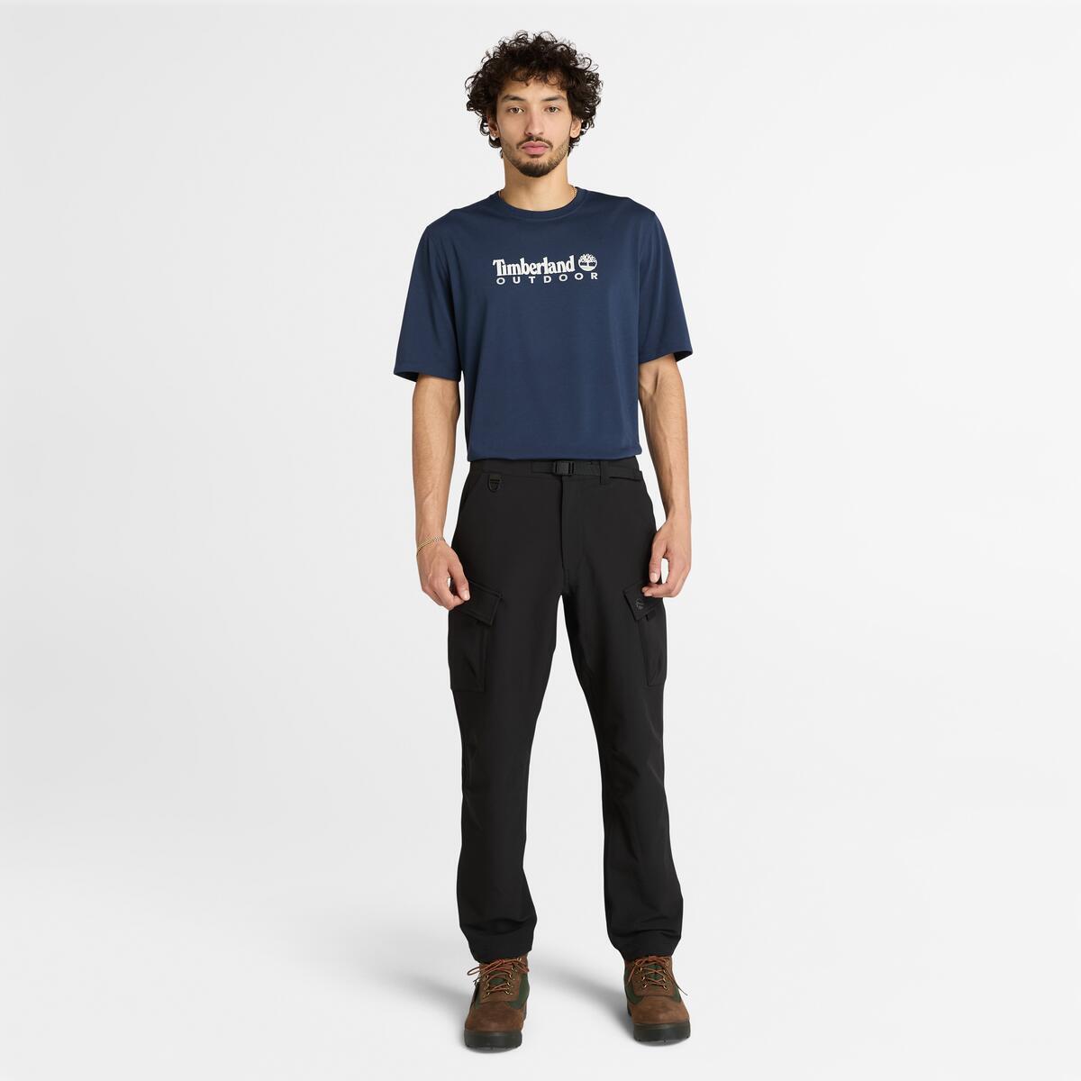 TIMBERLAND Men's Outdoor Graphic Tee Peacoat - Image 2