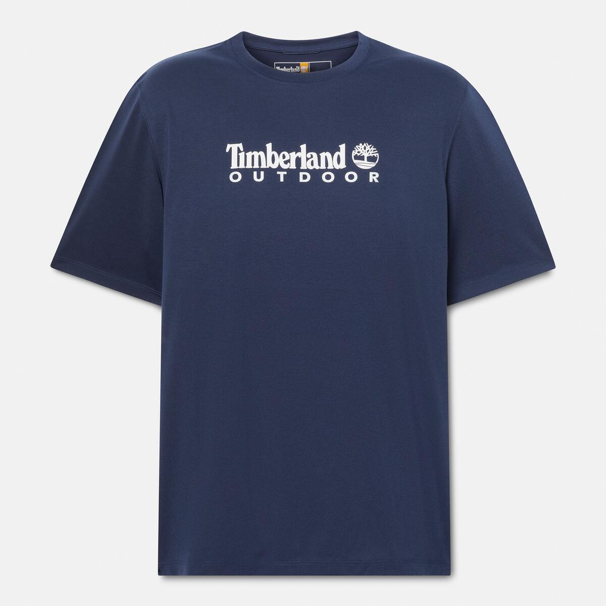 TIMBERLAND Men's Outdoor Graphic Tee Peacoat - Image 5