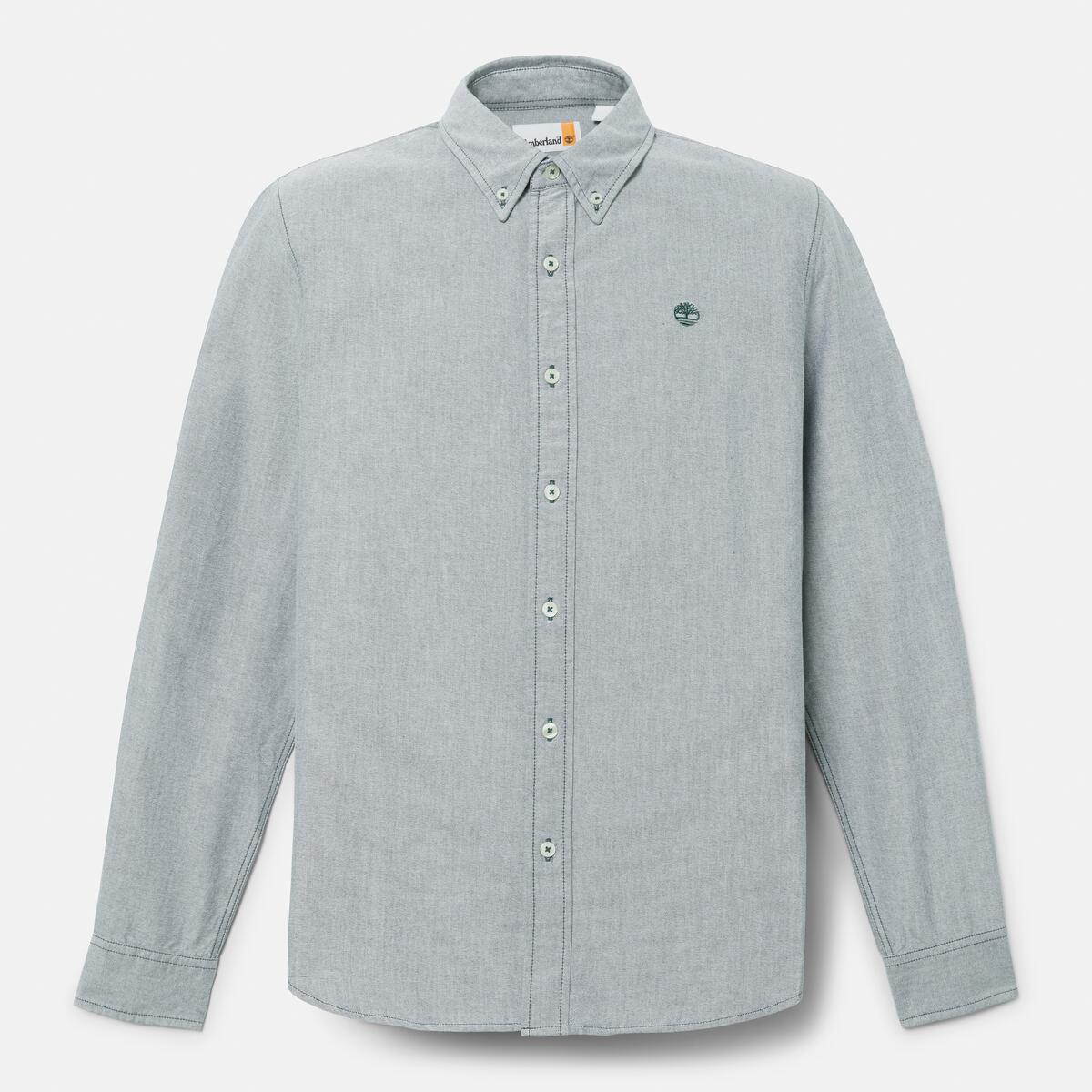 TIMBERLAND Men's Oxford Shirt Green Gables - Image 1