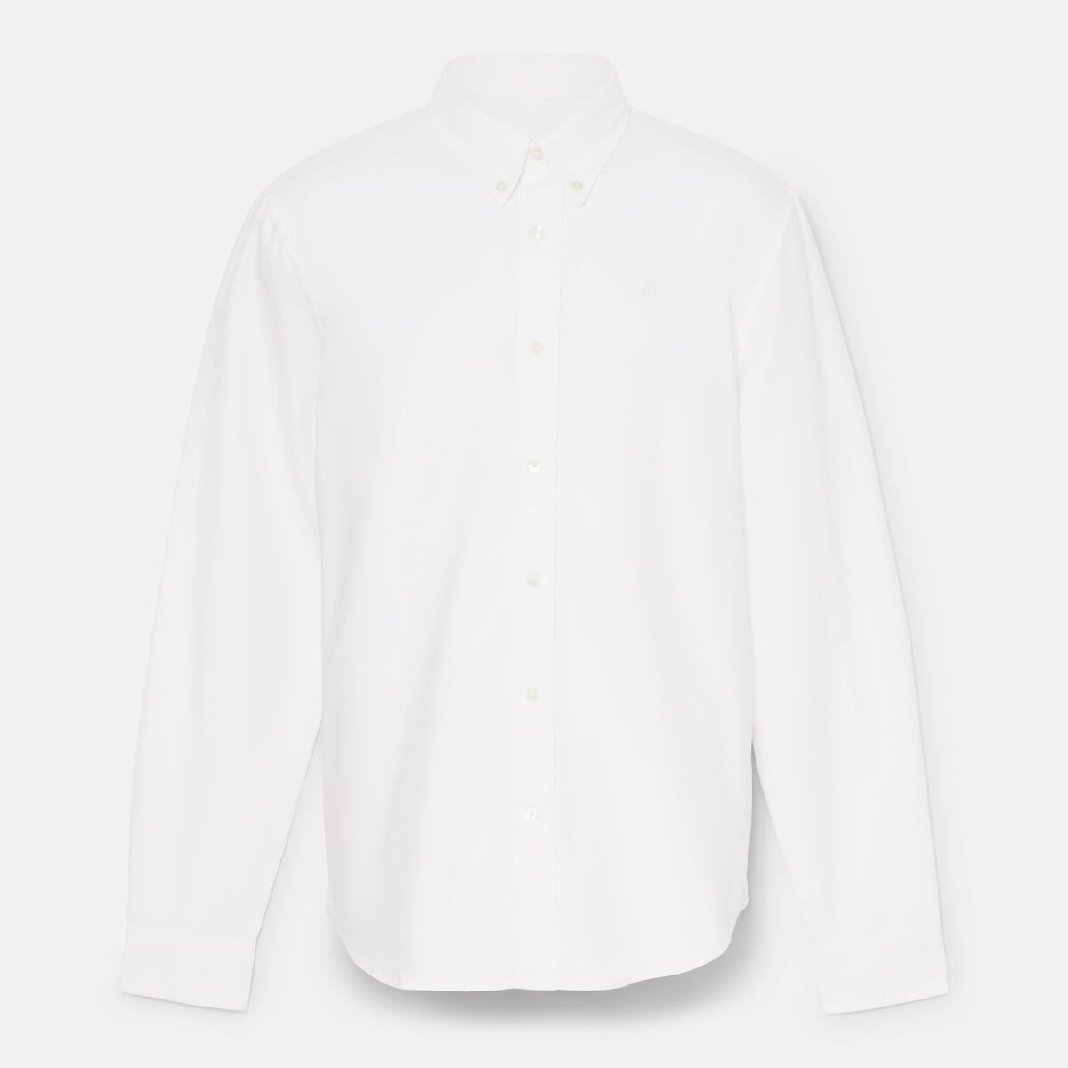 TIMBERLAND Men's Oxford Shirt White YD - Image 6