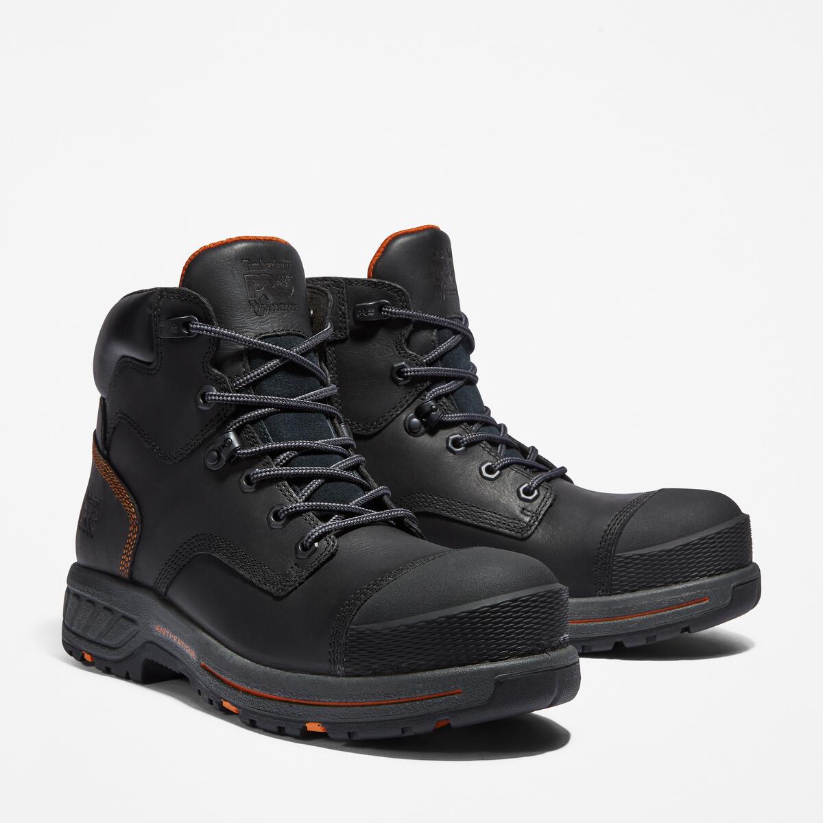 TIMBERLAND PRO Men's PRO Helix HD 6-Inch Composite Toe Work Boot Black - Image 2