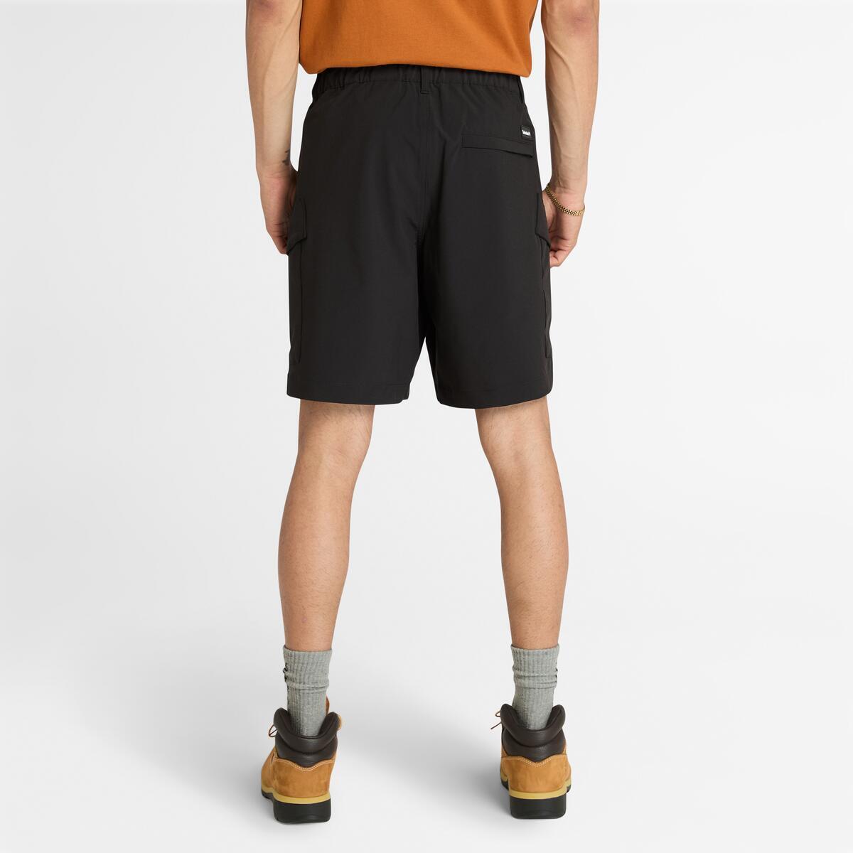 TIMBERLAND Men's Quick-Dry Cargo Shorts Black - Image 4