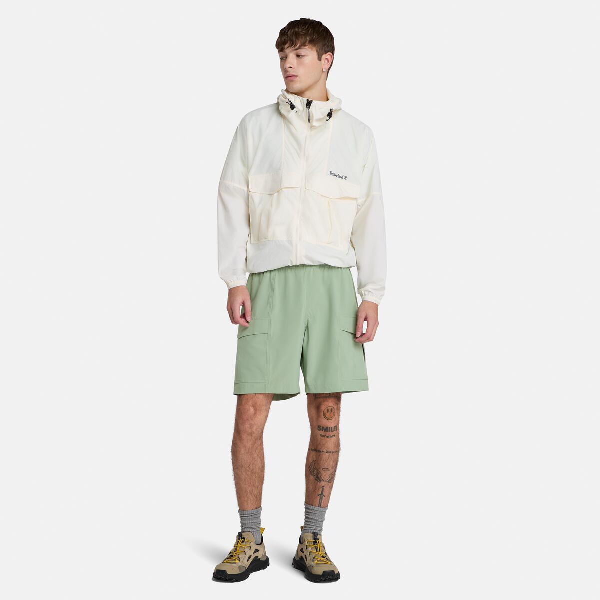 TIMBERLAND Men's Quick-Dry Cargo Shorts Green Bay - Image 2