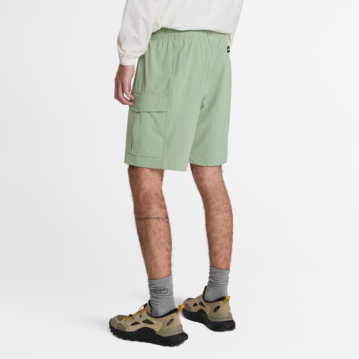 TIMBERLAND Men's Quick-Dry Cargo Shorts Green Bay - Image 4
