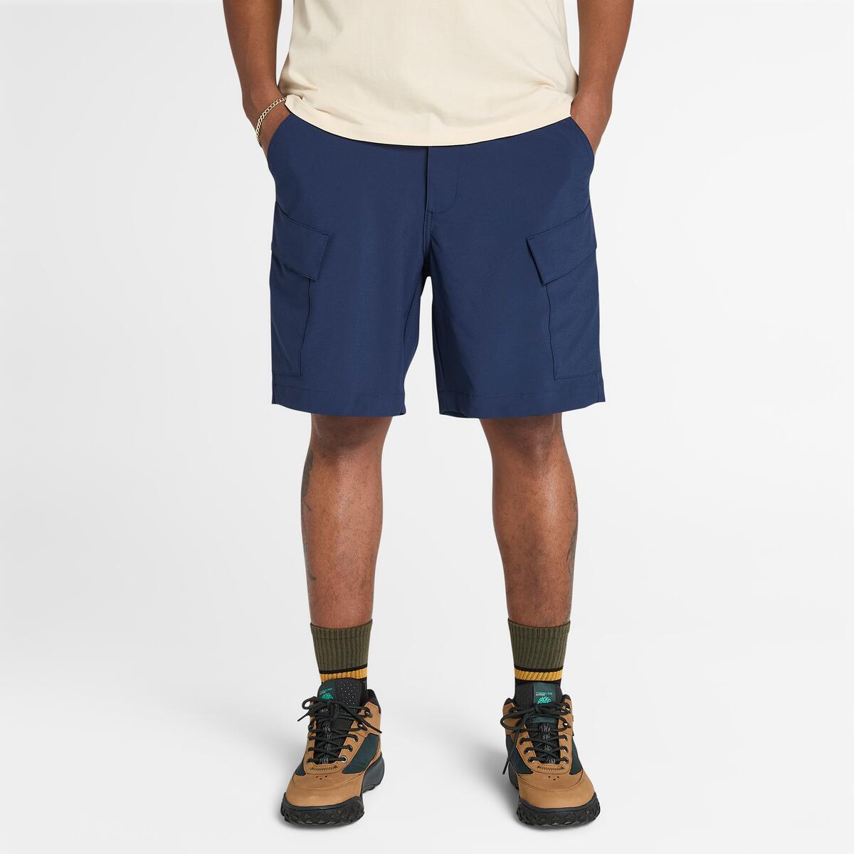 TIMBERLAND Men's Quick-Dry Cargo Shorts Peacoat - Image 1