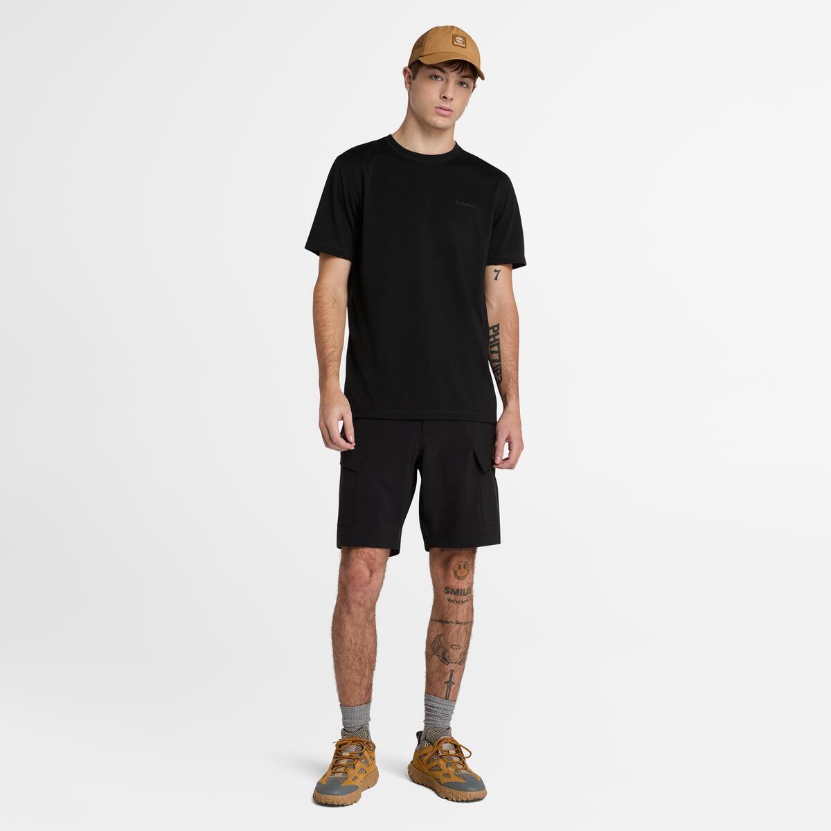 TIMBERLAND Men's Quick-Dry Tee Black - Image 2