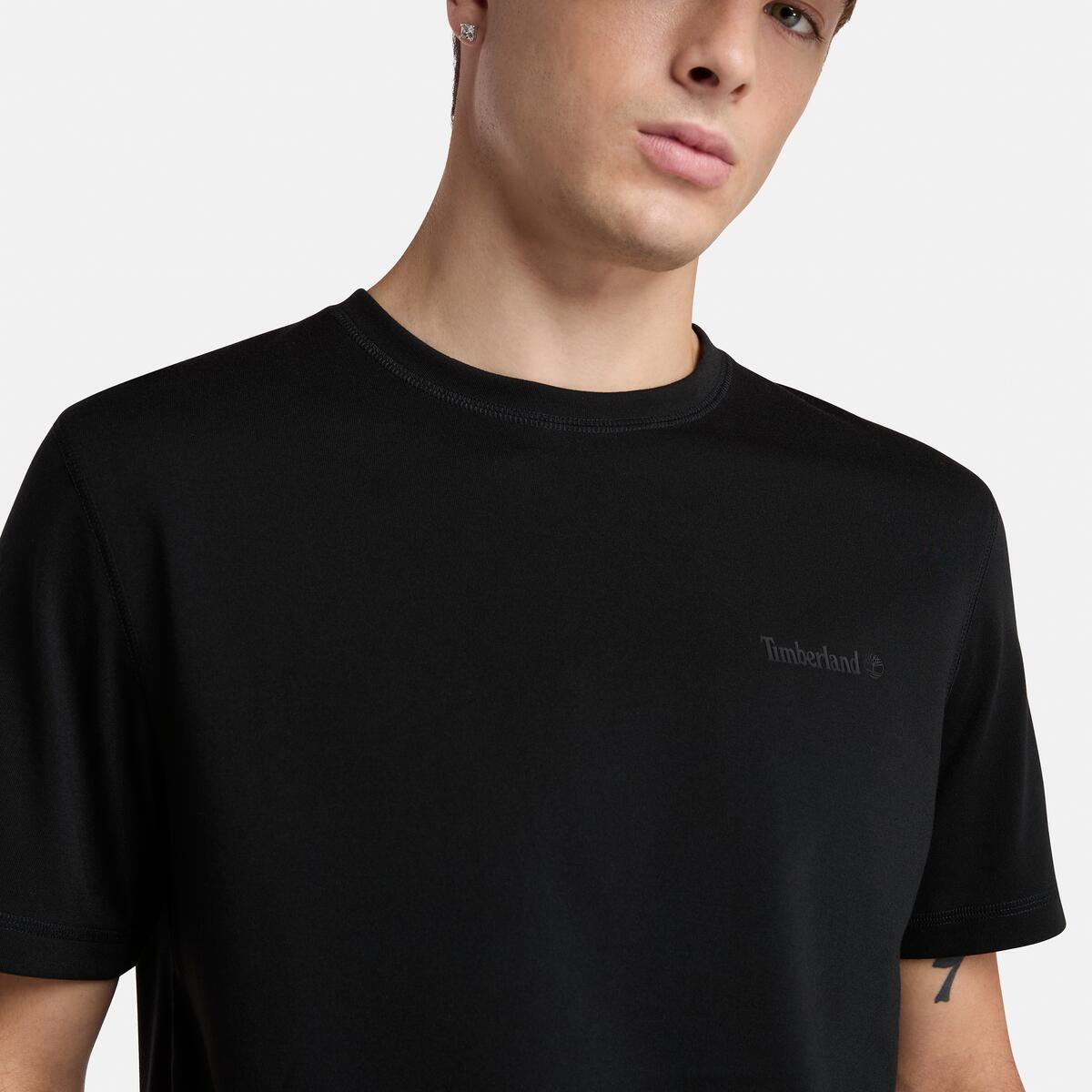 TIMBERLAND Men's Quick-Dry Tee Black - Image 3