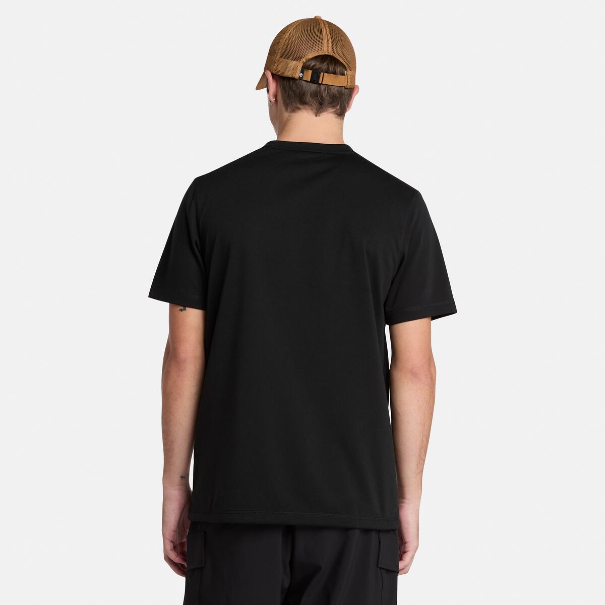 TIMBERLAND Men's Quick-Dry Tee Black - Image 4