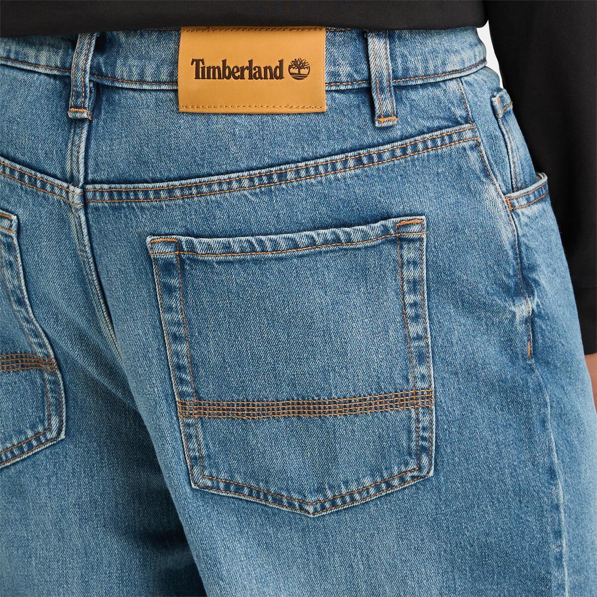 TIMBERLAND Men's Refibra Relaxed Denim Pant Original Indigo - Image 3