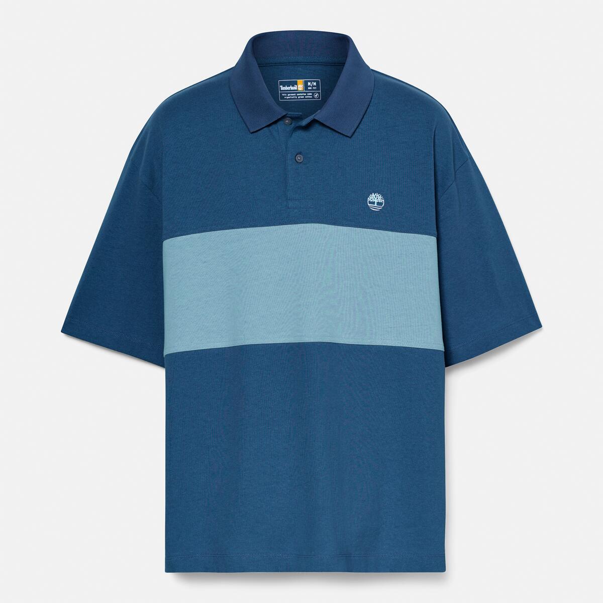 TIMBERLAND Men's Rugby Polo Dark Denim - Image 5