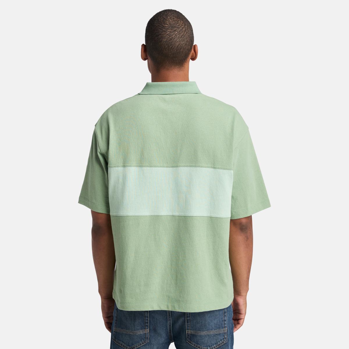TIMBERLAND Men's Rugby Polo Green Bay - Image 3
