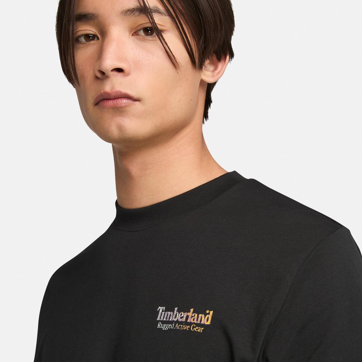 TIMBERLAND Men's Rugged Active Gear Tee Black - Image 3